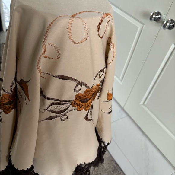 Authentic vintage dressing, BOHEMIAN  style Pashmina  Shawl wrap embroidered - Picture 17 of 17